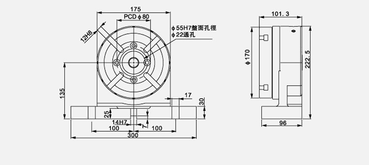 台灣製造數控分度盤